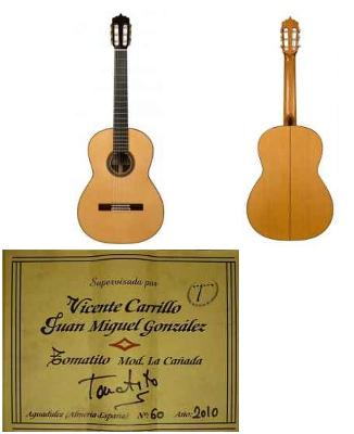 Victor Carrillo Flamenco Blanca Guitar