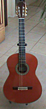 Full view of Pimentel Grand Concert guitar