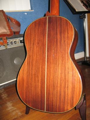 1975 Haselbacher Cedar Top back view