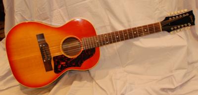Gibson Acoustic Guitar, B25-12, 1964: Full View
